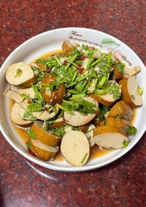 涼拌素雞 的食譜成品照片