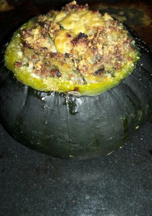 Una foto de Zapallito grande relleno