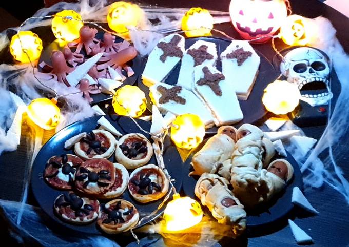 Ricetta di Veloce Buffet mostruoso di halloween