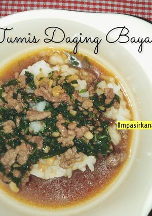 Foto resep MPASI - Tumis Daging Bayam (mpasi 15 bulan)