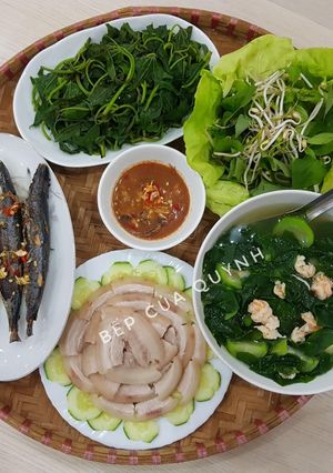 Hình của món Mâm cơm mùa hè.