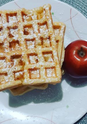 Une photo de Gaufres aux pommes