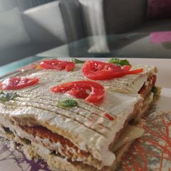 A picture of Party layer sandwich.