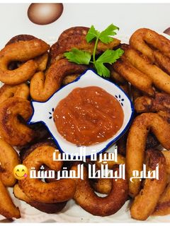 صورة لوصفة أصابع البطاطا المقرمشة
