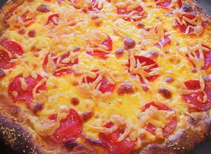 Una foto de Pizza de 3 Quesos 🍕🧀