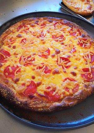 Una foto de Pizza de 3 Quesos 🍕🧀