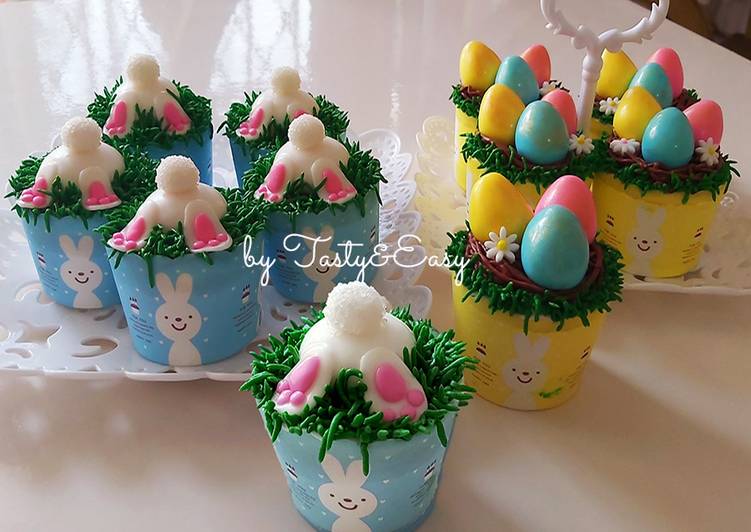 Cara Buat Cara Menghias CUPCAKE dengan FONDANT &amp; BUTTERCREAM Tanpa Spuit murah