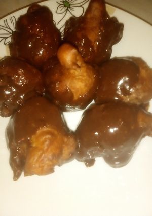 O poză a rețetei Gogoși cu finetti (făcute cu lingura).