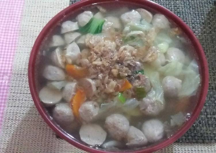 12 Resep: Sup baso sapi seger goyang lidah Anti Gagal!