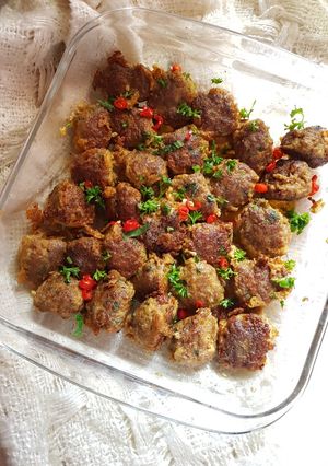Foto resep Bola-bola Rendang Daging Sapi