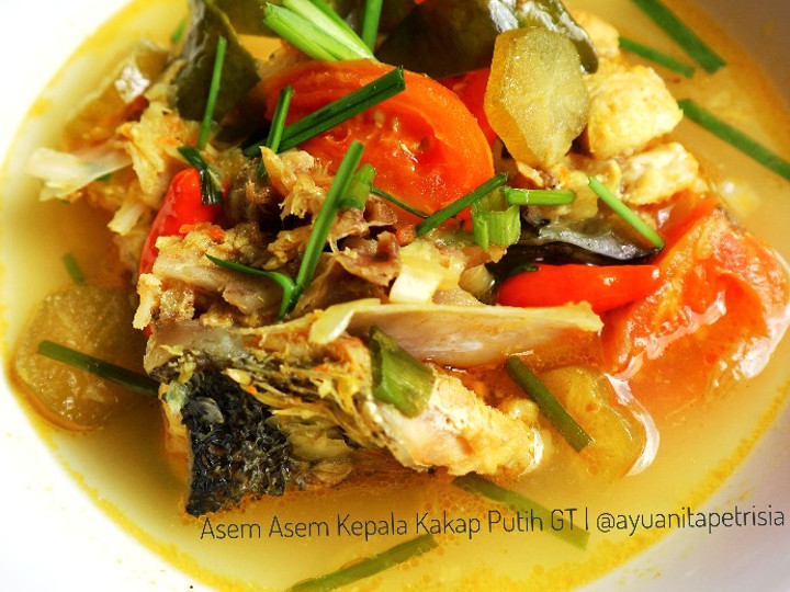 Bagaimana Menyiapkan Asem Asem Kepala Kakap Putih GT, Bisa Manjain Lidah