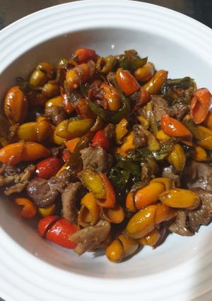 Foto resep Tumis kulit melinjo ati ampela