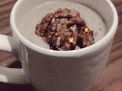 Una foto de licuado de compota