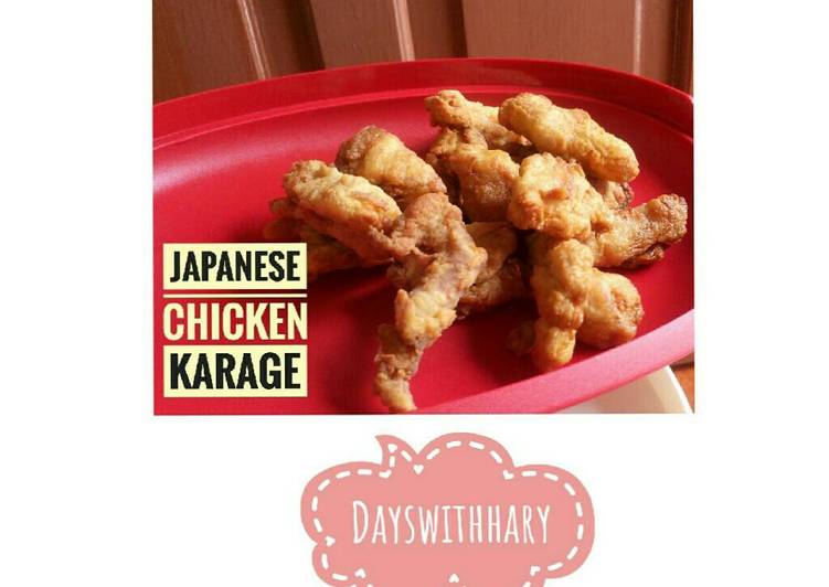 Rahasia Membuat Chicken Karage (Less Sugar), Bikin Ngiler