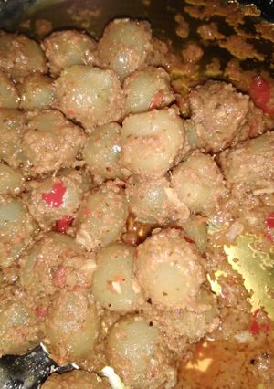 Foto resep Cilok sambel kacang.