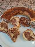 Bizcocho marmolado con ColaCao