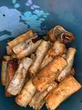 Keripik pangsit abon