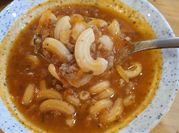 Gambar sup makaroni