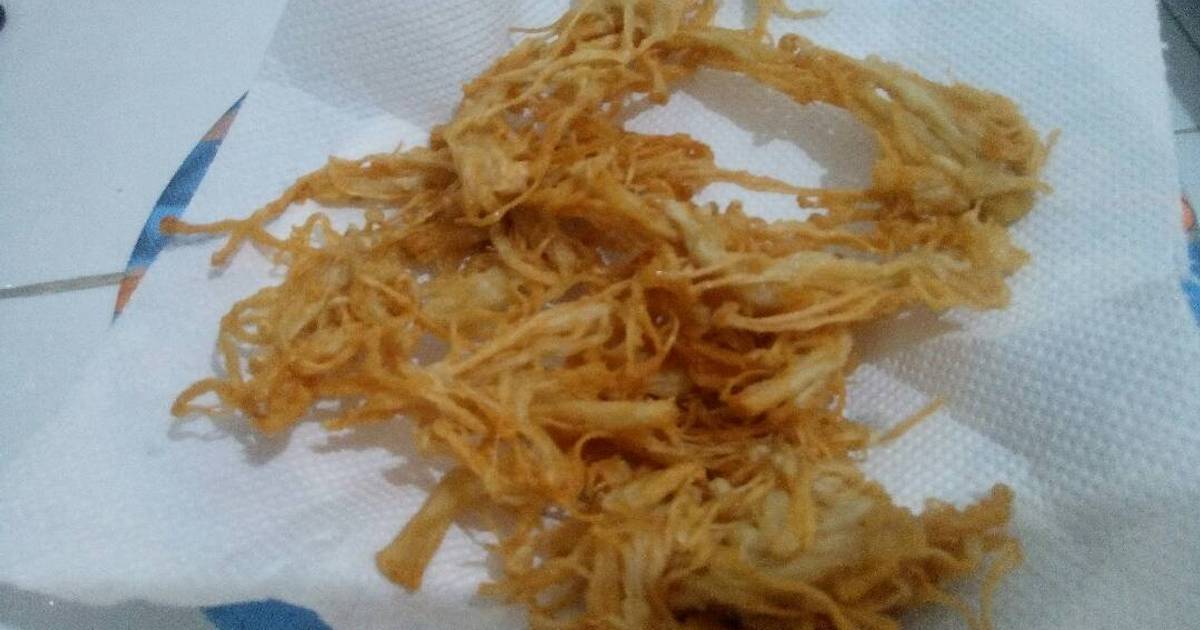 Resep Jamur enoki crispy oleh Vivi Liu - Cookpad