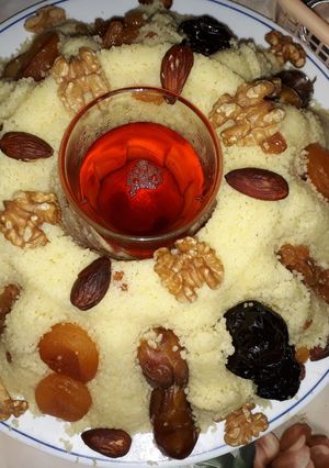 A picture of Algerian Prestige Couscous (Sefa) 😋.