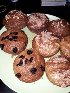 Una foto de Cupcake con harina de hot cakes