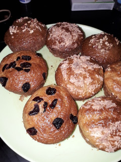 Una foto de Cupcake con harina de hot cakes