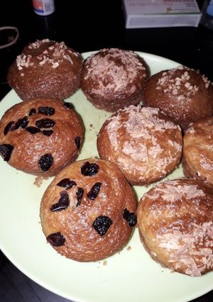 Una foto de Cupcake con harina de hot cakes