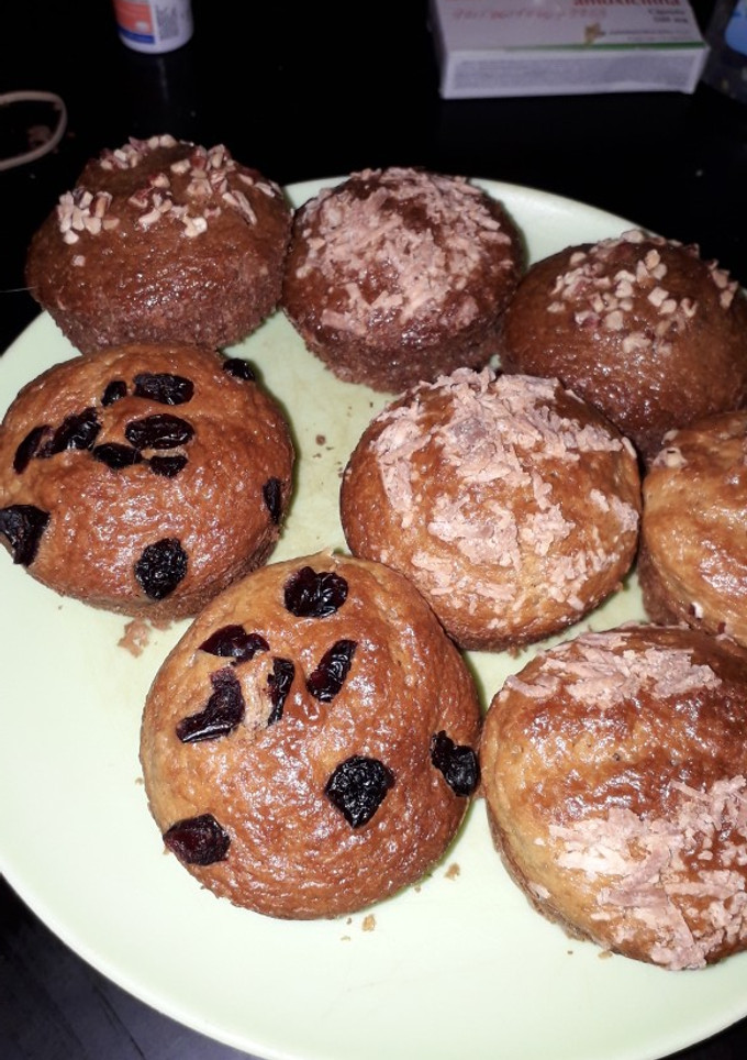 Una foto de Cupcake con harina de hot cakes