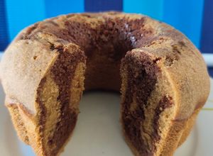 Una foto de Torta marmolada sin gluten