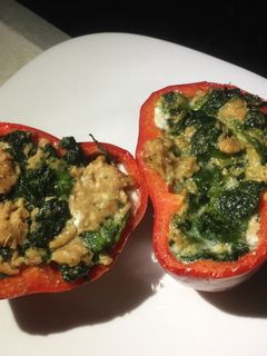 Una foto de Pimientos rellenos