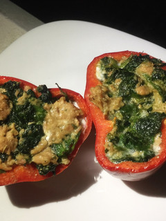 Una foto de Pimientos rellenos