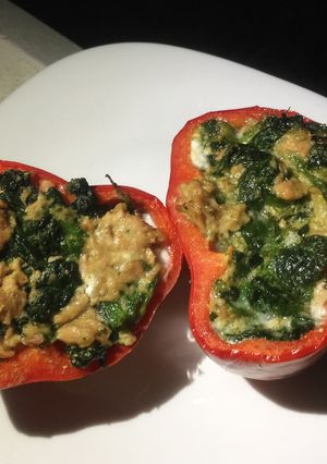 Una foto de Pimientos rellenos