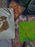 Shahi white qorma with green roti