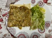 Une photo de poulet béchamel