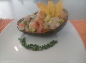 Una foto de Ceviche de atún