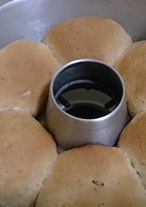 Una foto de Bollos a dos harinas (MáquinaPan-Horno Milagro-CazuelaHorno)