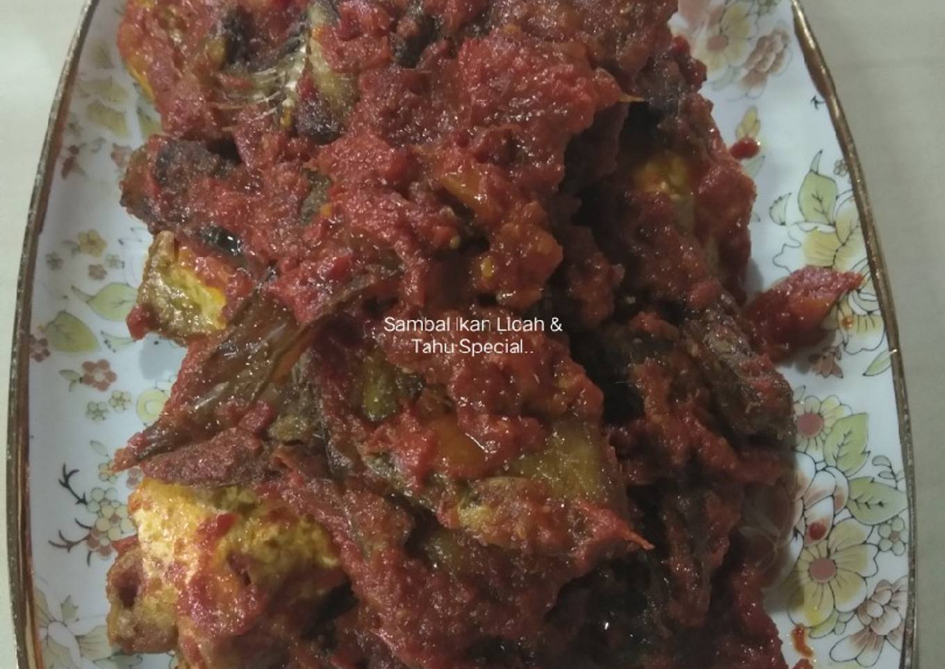 Sambal Pedas Ikan Lidah Tahu Special 👌👍