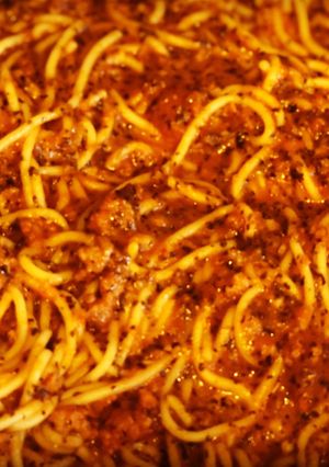 A picture of Tomato Basil Sausage Pasta.