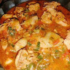 A picture of Chicken stew.
