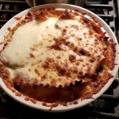 A picture of Aunt Melissa's Lasagna.