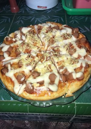 Foto resep Pizza Panggang Rumahan