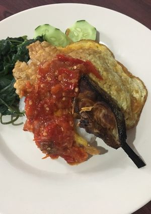 Foto resep Sego sambel ala "mak yeye" surabaya