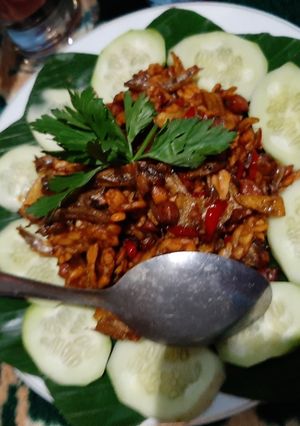 Foto resep Kering tempe teri kacang