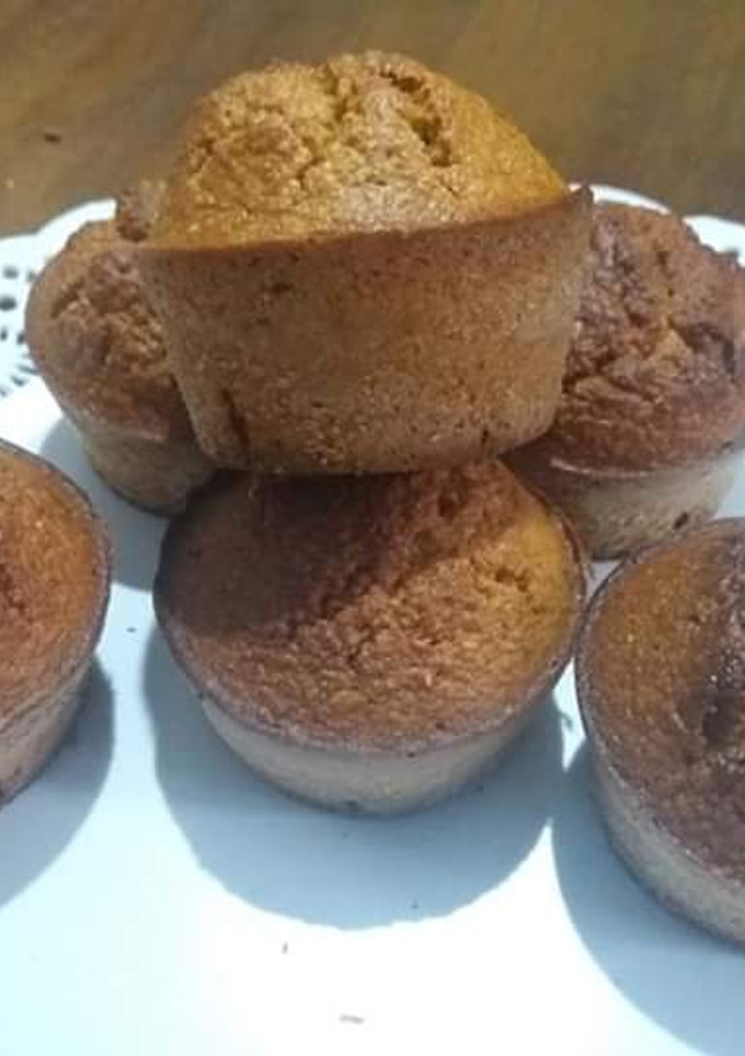 Una foto de Muffins de naranja sin harina