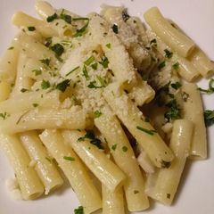 A picture of Porcini pasta.