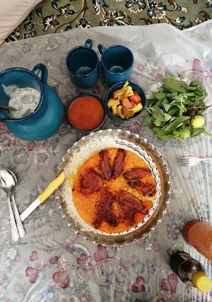 عکسی از دستور ته انداز کتف و بال مرغ
