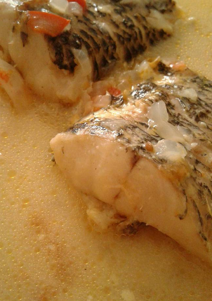 Una foto de Caldo de pescado