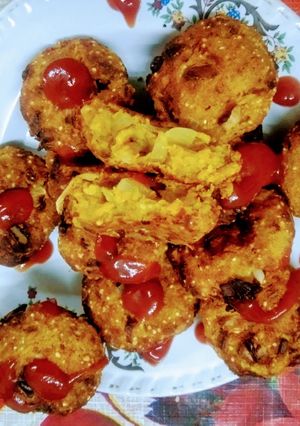 A picture of Air Fryer Broken Wheat Patties / Dalia patties.