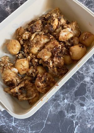 A picture of Fried rice cake | Char koay kak.