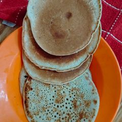 A picture of Homemade 🥞 pancakes 😋.